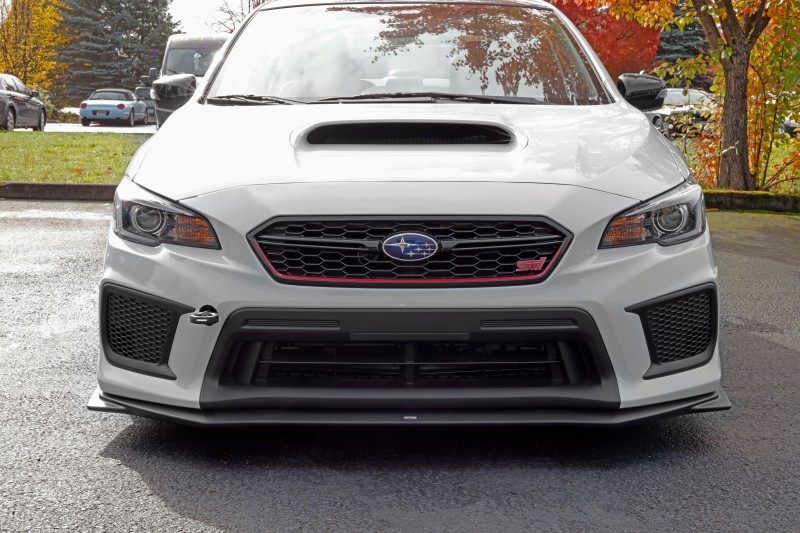 Subaru WRX STI Tow Hook Kit - Front - Perrin Performance - Flat Black - `18-`21